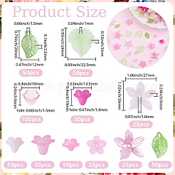 Kit fai da te di reperti di fiori e foglie&nbsp;DIY-BM0001-12A