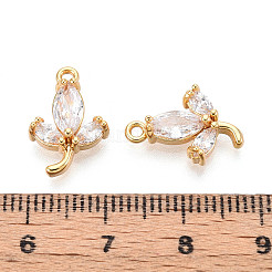 Латунные микро проложить кубического циркония подвески&nbsp;KK-N263-66G