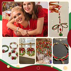 3500 шт. 10 вида стеклянных круглых бусин&nbsp;SEED-PH0002-15