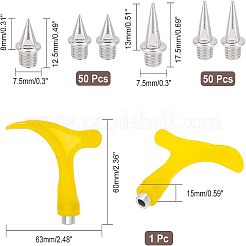 100 шт. пряжки со стальными гвоздями&nbsp;FIND-CA0003-62