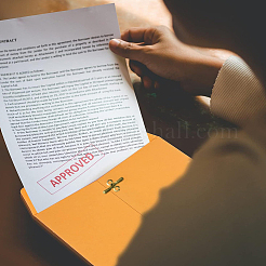 50 шт. конверты из крафт-бумаги с застежкой для хранения&nbsp;AJEW-CP0009-98B