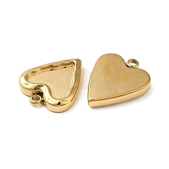 Кабошоны для подвесок из нержавеющей стали 304 для эмали X-STAS-Q252-15G