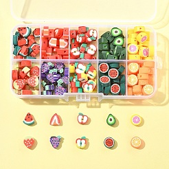 200шт 10 стиля ручной работы бусины из полимерной глины CLAY-FS0001-40