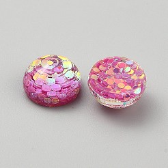 Transparente Harzcabochons&nbsp;RESI-WH0038-47A