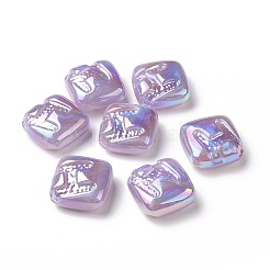 Радужное переливчатое покрытие акриловыми бусинами&nbsp;LS-OACR-A010-06A