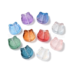 Прозрачные стеклянные бусины GLAA-O023-22