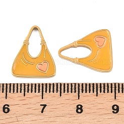 Подвески из нержавеющей стали 304 с эмалью&nbsp;STAS-A136-01G-02