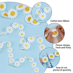 15 ярд 5-х видов хлопковой кружевной ленты с цветочным узором OCOR-OC0001-45