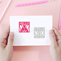 Углеродистая сталь разрезает трафареты DIY-WH0309-958