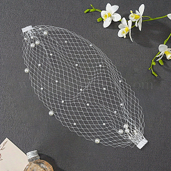 Velo per il viso in rete fascinator in poliestere&nbsp;AJEW-CY0002-99