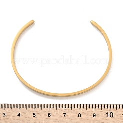 Браслеты-манжеты из нержавеющей стали 304 с ионным покрытием (IP)&nbsp;LS-BJEW-K173-02G