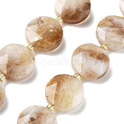 Природный цитрин бисер нитей G-C116-A173-03