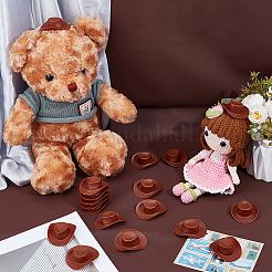 30 шт. пластиковая мини-шляпа ковбоя в стиле вестерн&nbsp;FIND-PH0027-72