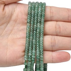 Natürliche grüne Aventurin heishi Perlenstränge&nbsp;LS-G-A299-A01-01