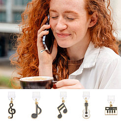 10 шт. 5 стиля сплава эмалированная мобильная пылезащитная заглушка PALLOY-CA00037