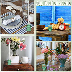 Стеклянные подсвечники AJEW-WH20020-185B