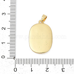 Латунь эмаль подвески&nbsp;KK-U068-13C-07G