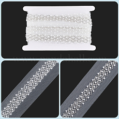 Ruban de dentelle en polyester de 4 mètre&nbsp;SRIB-GF0001-73A-02