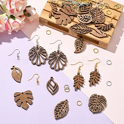 Комплект висячих сережек своими руками DIY-YW0012-01A