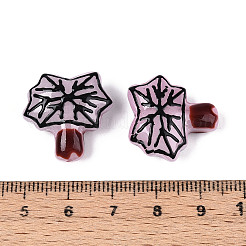 Эмалевые бусины ручной работы в технике лэмпворк&nbsp;LAMP-T023-21E