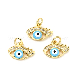 Покрытие стойки латунь микропаве прозрачные кубические циркониевые подвески KK-G394-07G