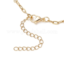 Изготовление браслета-цепочки из скрепок из нержавеющей стали 304&nbsp;AJEW-JB01579