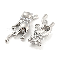 Подвески из сплава с имитацией жемчуга из АБС-пластика FIND-G062-08P