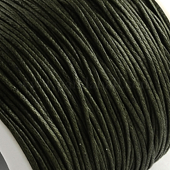 木綿糸ワックスコード  ダークオリーブグリーン  1mm  約100ヤード/ロール（300フィート/ロール）&nbsp;YC-R003-1.0mm-268