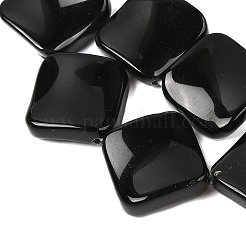 Натуральный черный камень бисер нитей G-L239-18