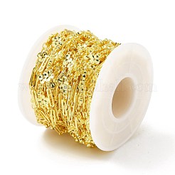 Maglie di fiori in ottone fatti a mano e catene di graffette&nbsp;CHC-E023-05G