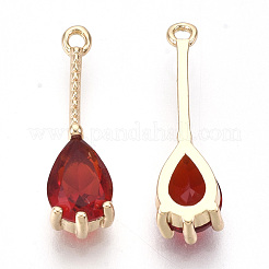 Прозрачные стеклянные подвески&nbsp;GLAA-R212-13B