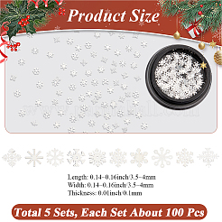 5 шт. украшения для ногтей из сплава&nbsp;MRMJ-SC0001-55