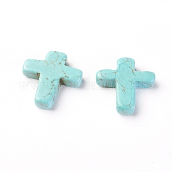 Cabochon Howlite naturale&nbsp;TURQ-L031-031A