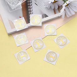 Самоклеющиеся латунные наклейки DIY-E015-37C