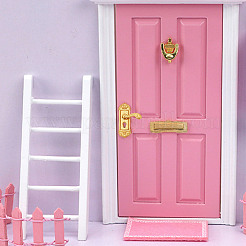 8 комплект из 6-х видов миниатюрных дверных замков из сплава и ключей AJEW-GO0001-73