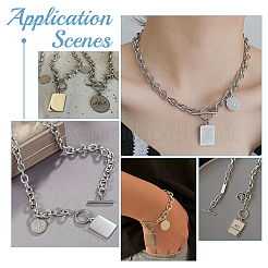 100 шт. Открытые соединительные кольца из нержавеющей стали 304 STAS-UN0063-41A