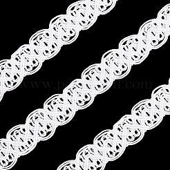 18 ярд полиэстеровой плетеной кружевной отделки OCOR-CY0001-88A
