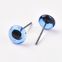 Ремесленные глаза из стеклянной куклы&nbsp;LS-DIY-WH0020-B03-11mm