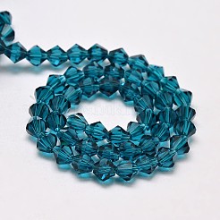 Chapelets de perles en verre transparente  &nbsp;EGLA-A039-T2mm-D01