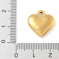 Подвески в форме сердца из нержавеющей стали 304&nbsp;LS-STAS-R162-01G-05