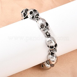 Браслеты-цепочки из нержавеющей стали 304 на Хэллоуин&nbsp;BJEW-D379-20B-AS