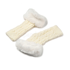 Gants sans doigts tricotés en fibres acryliques&nbsp;PW-WG53A2A-08