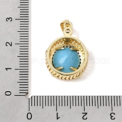 Pendentifs en laiton zircon cubique pavé&nbsp;KK-CBA960E-07G