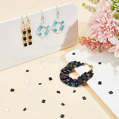 360 шт. 6 вида непрозрачных стеклянных бусин с 2 отверстиями SEED-NB0002-13