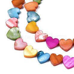 Нити бусин из натуральных пресноводных ракушек SHEL-S278-03A-01