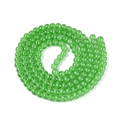Colliers de perles acryliques imitation œil de chat&nbsp;OACR-Q197-01A-08