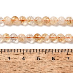 Природный цитрин бисер нитей G-A262-A01-5.5mm