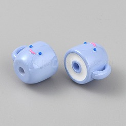 Непрозрачные акриловые бусины&nbsp;SACR-WH20001-02F