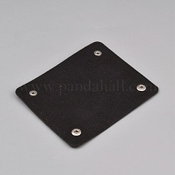 スーツケース用PUレザー荷物ハンドルラップ  旅行用品  長方形  ブラック  100x120x1.5~4.5mm&nbsp;AJEW-WH0596-587
