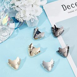 6 шт. 3-х цветные железные накладки на подносок&nbsp;FIND-GF0003-86